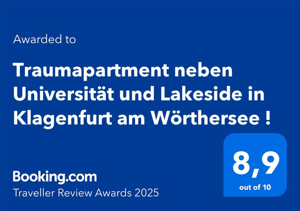 Traumapartment Neben Universitaet Und Lakeside In Klagenfurt Am Woerthersee ! Exterior foto